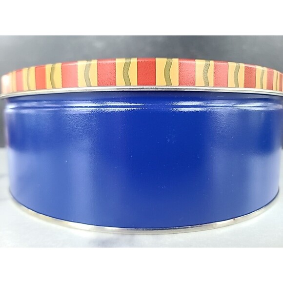 Vintage Snowman Lidded Tin, EMPTY - Picture 3 of 10